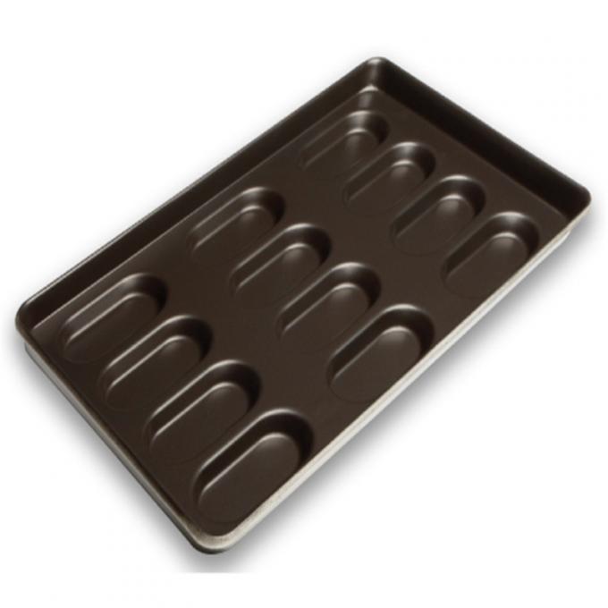 Rk Bakeware China-Nonstick Hamburger Bun Bread Pan Hot Dog Bun Bread Tray