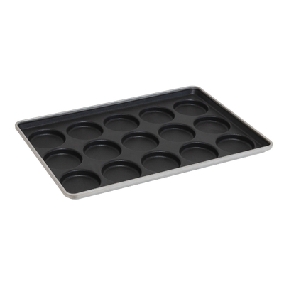 Rk Bakeware China-52345 알루미니제철 4.5 인치 햄버거 트레이 / 머핀 톱 팬