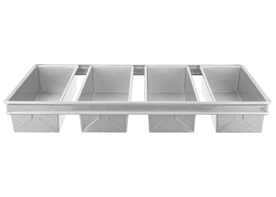 RK 베이커웨어 중국-시카고 금속 4 스트랩 녹화 알루미늄 펄맨 빵 패니 빵 빵 패니 13 &quot;x 4&quot; x 4 &quot;