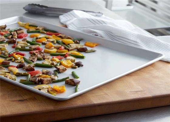 RK Bakeware 중국 16 가이즈 풀 사이즈 알루미늄 베이킹 트레이 와이어 림 글래스 15 13/16 &quot;x 21 13/16&quot;