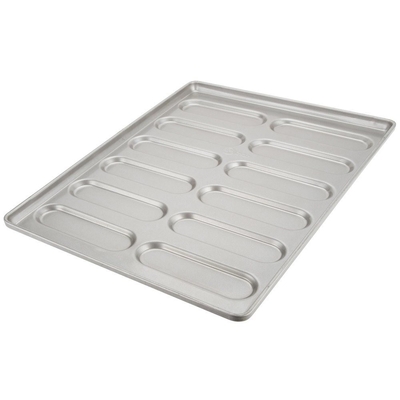 Rk Bakeware China-41055 가루화 알루미니즘 스틸 둥근 끝 Hoagie Bun 판 트레이