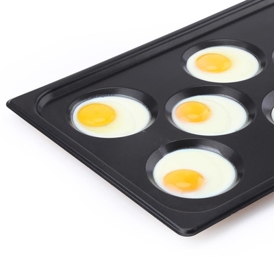 Rk 베이킹웨어 중국-가스트로노름 Gn 1/1 알루미늄 비스틱 베이킹 트레이 530X325mm 8 알을 위한 폼