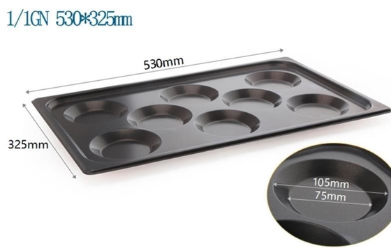 Rk 베이킹웨어 중국-가스트로노름 Gn 1/1 알루미늄 비스틱 베이킹 트레이 530X325mm 8 알을 위한 폼