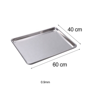 40x60cm 베이킹 트레이 금속 베이킹 시트 와이어 인 림 시트 판 알루미늄 트레이 베이커리 판 1mm