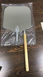 오븐 도구 83cm 알루미늄 피자 껍질 분리 가능한 나무 손잡이 피자 셰프 12x14