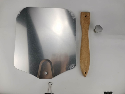 12&quot;*14&quot;*25' Bandejas De Pasapalos De Piedra 알루미늄 금속 피자 껍질 접이식 나무 손잡이 피자 스쿠프 접이식