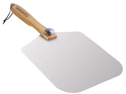 12&quot;X14&quot;X25' 피자 도구 회전 피자 껍질 알루미늄 피자 껍질 접이 가능한 오크 손잡이