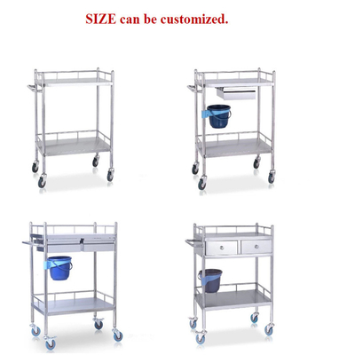 RK Bakeware 중국 식품 서비스 NSF 스테인리스 스틸 병원 의료 트롤리 드로거